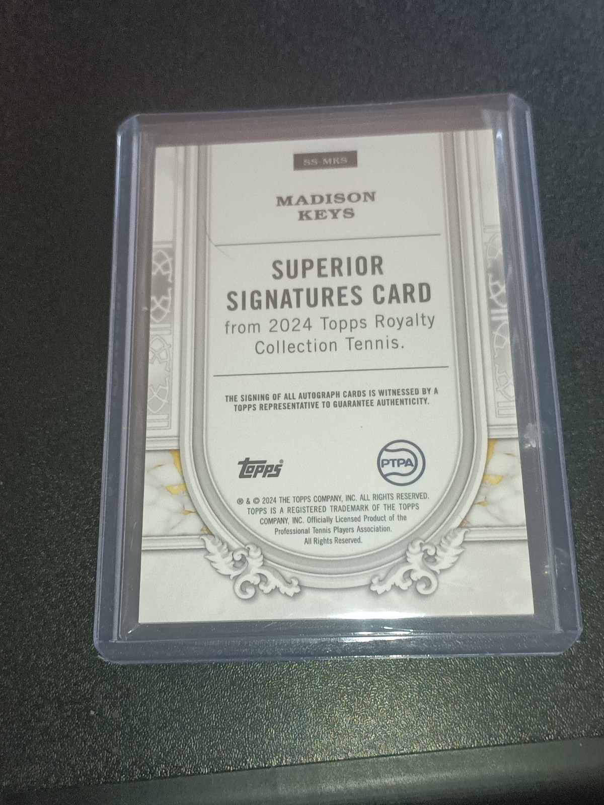 2024 Topps Royalty – Superior Signatures Madison Keys #SS-MKS #’d /25 @Wimbledon