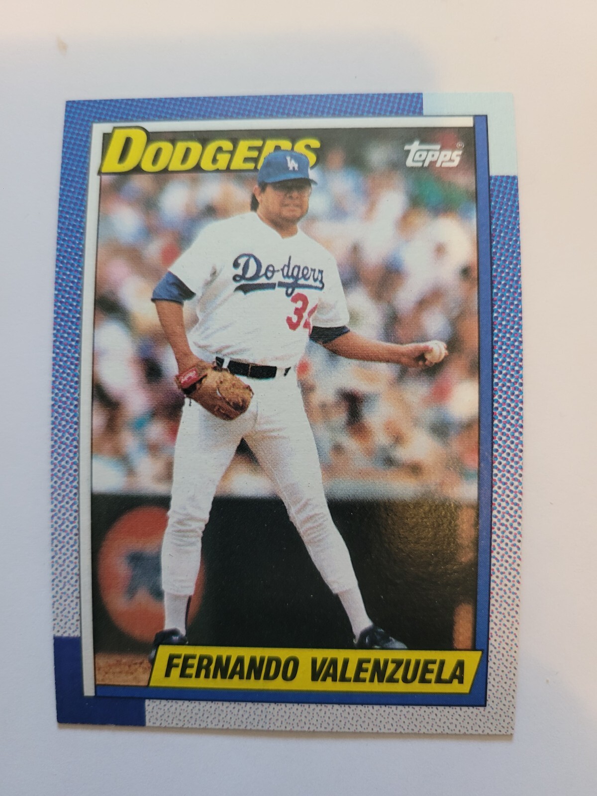 1990 TOPPS FERNANDO VALENZUELA #340 NM