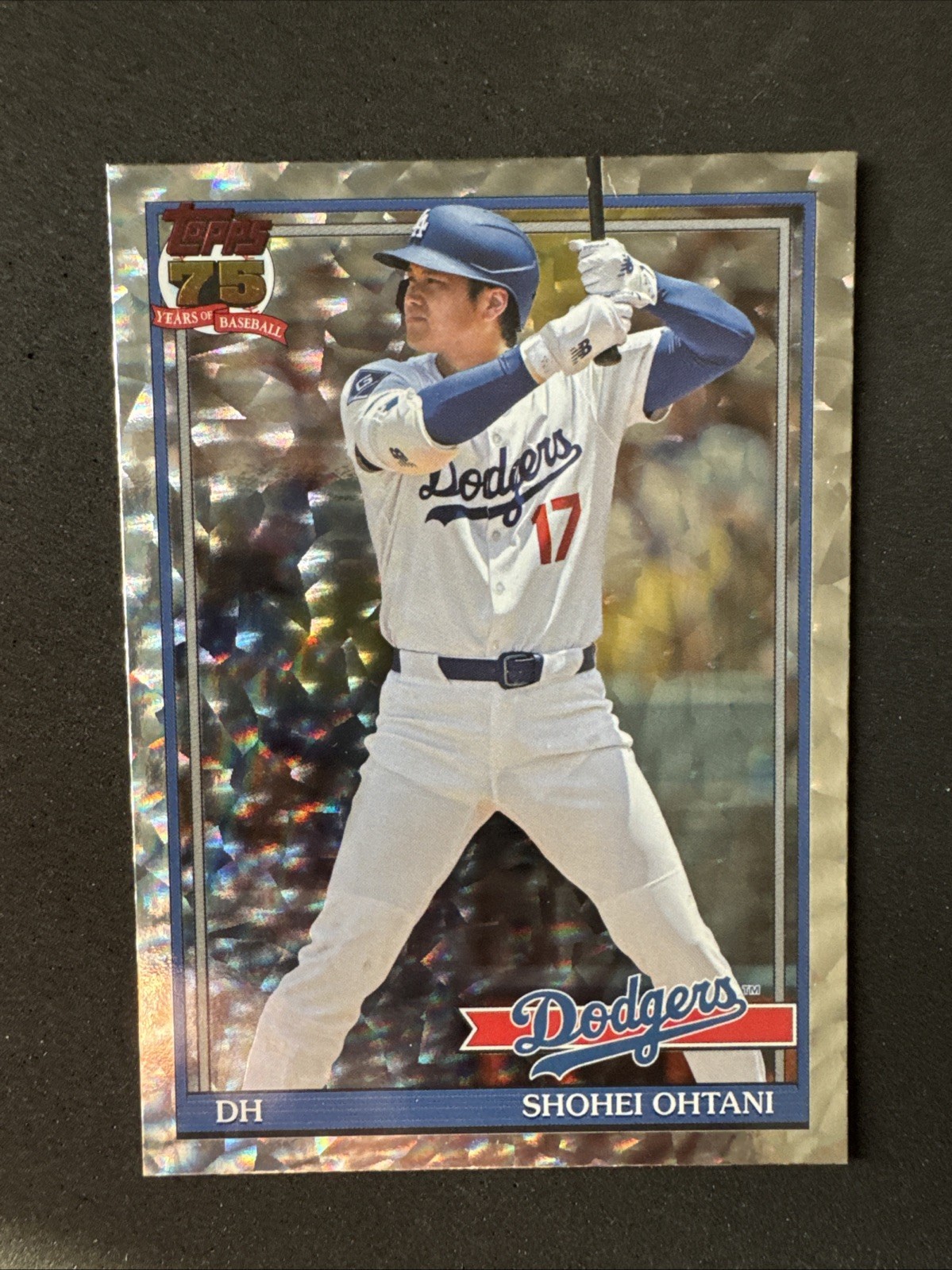 Topps 2026 Series 2 Shohei Ohtani 1991 Insert 91B2-1 Crackle Foilboard