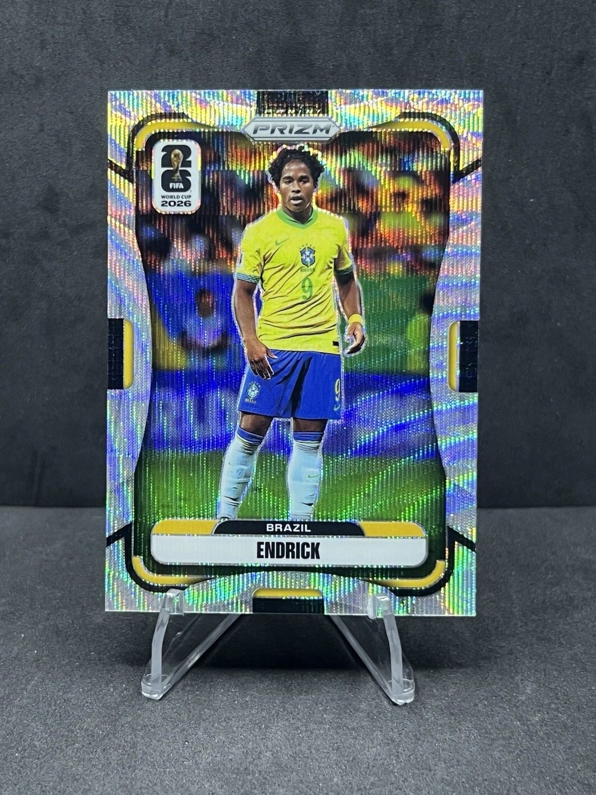 2026 Prizm FIFA World Cup Endrick #92 Silver Wave Brazil