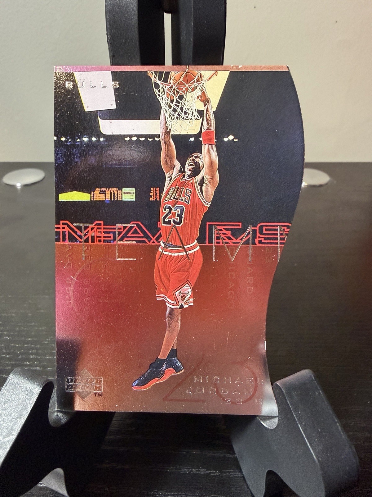 Michael Jordan Upper Deck 1997 Teammates Insert #T7 Chicago Bulls NBA