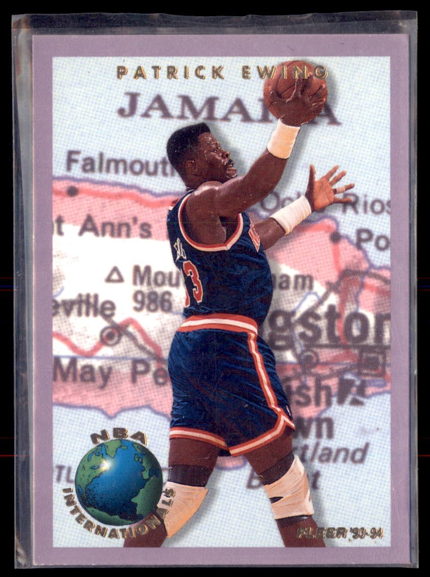 1993-94 Fleer Basketball Internationals Patrick Ewing New York 3 of 12