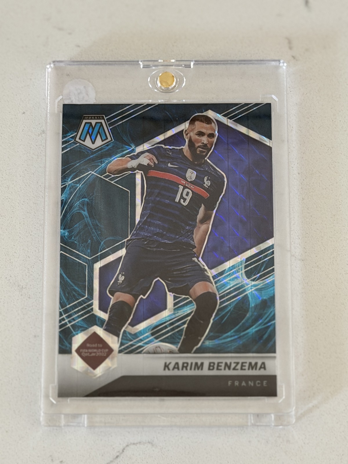 2021-22 Panini Mosaic FIFA Road to World Cup – Karim Benzema #2