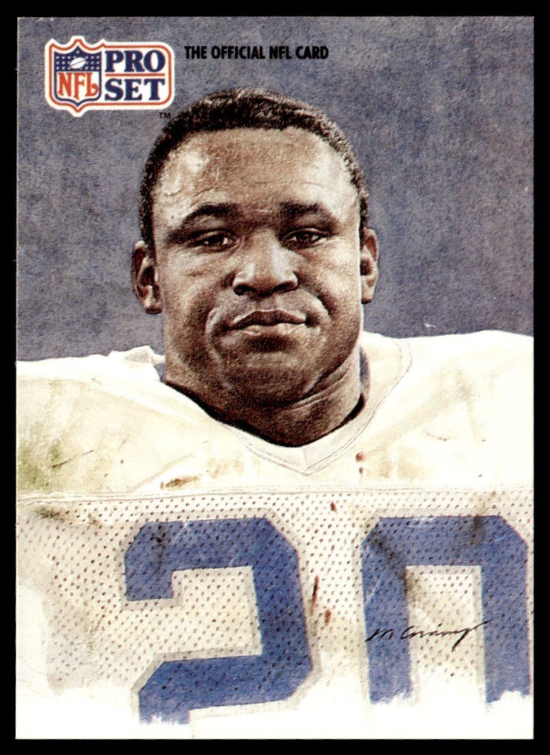 1990 Pro Set Barry Sanders Detroit Lions #388