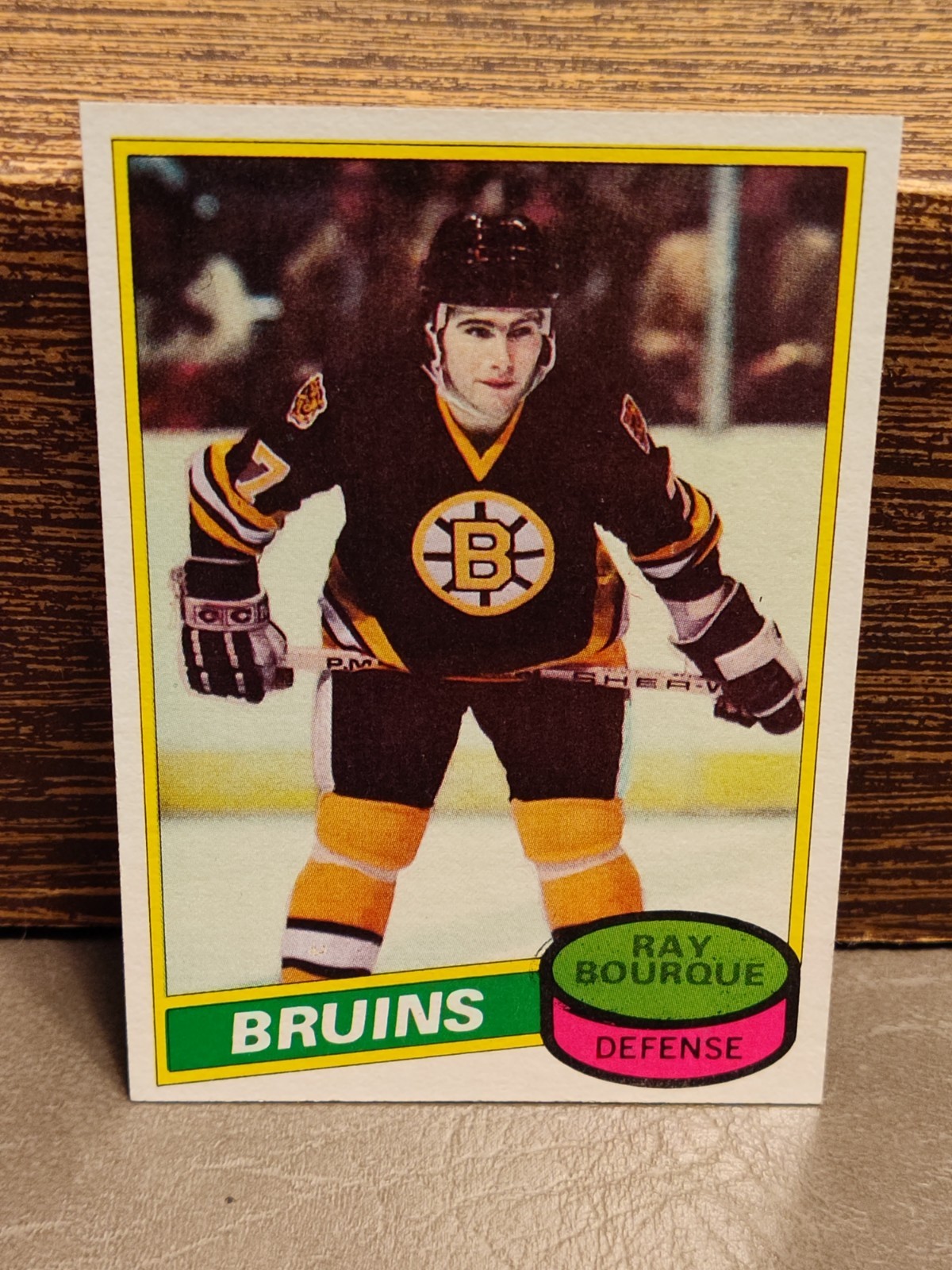 1980-81 Topps Hockey #140 Ray Bourque RC Boston Bruins HOF Rookie – NM