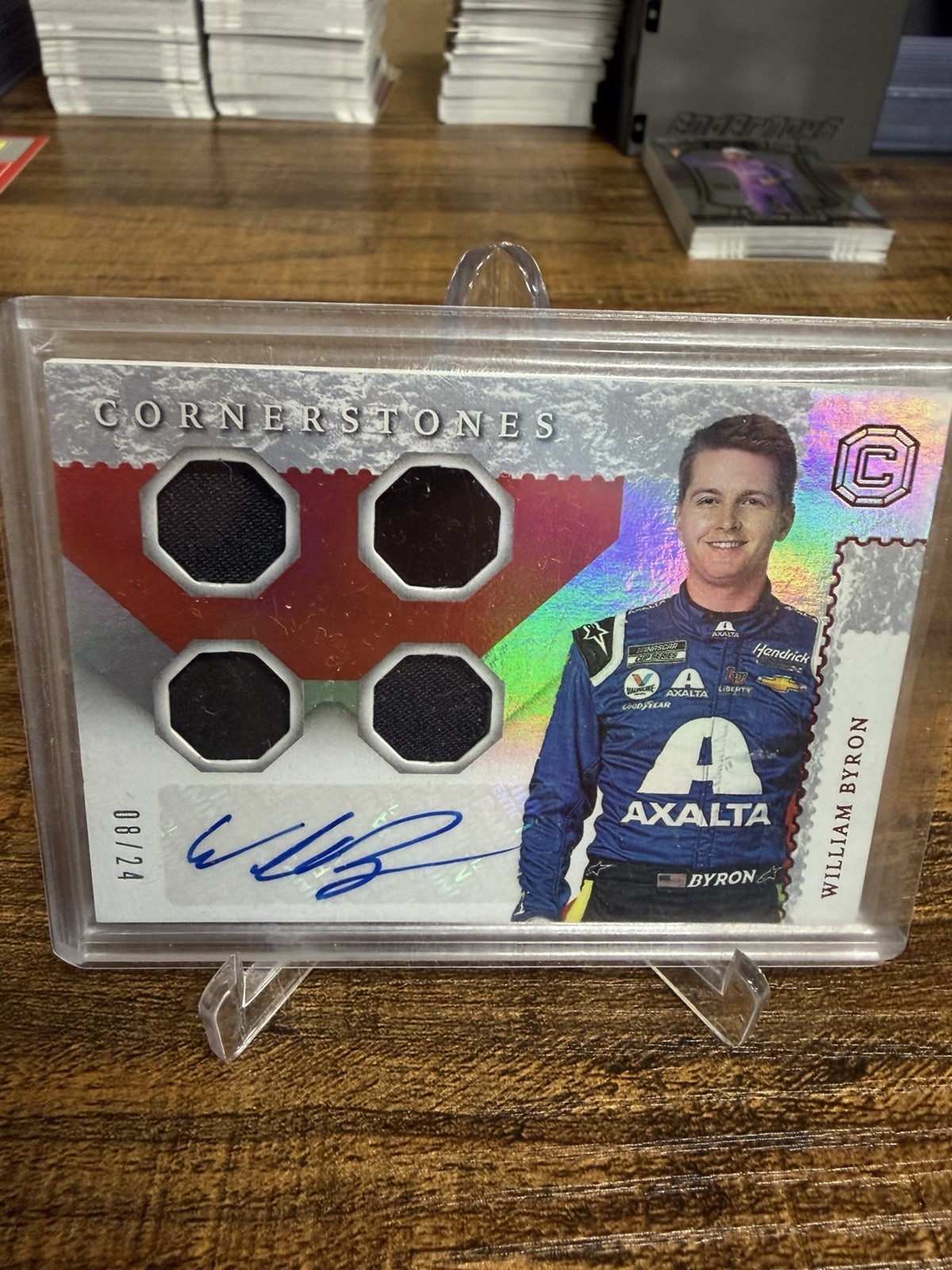 2021 Chronicles Racing William Byron Cornerstones Material Signatures /24