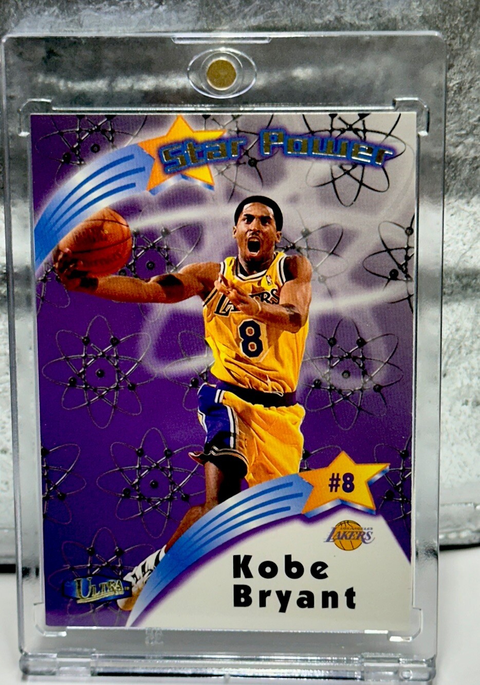 KOBE BRYANT CARD FLEER ULTRA CHROME FOIL SP INSERT RARE FLEER LAKERS JERSEY #8