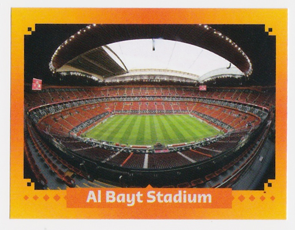 2022 World cup Chromos, stadiums Trophy mascot Panini Qatar