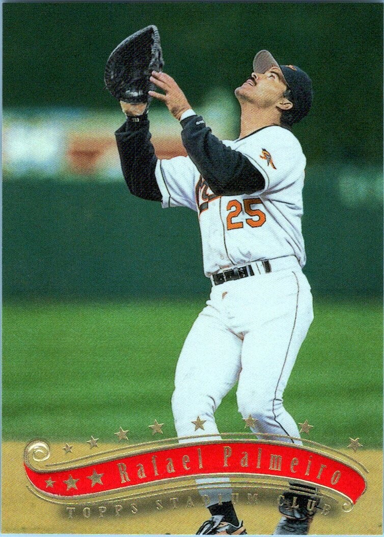 1997 Stadium Club #56 Rafael Palmeiro Baltimore Orioles