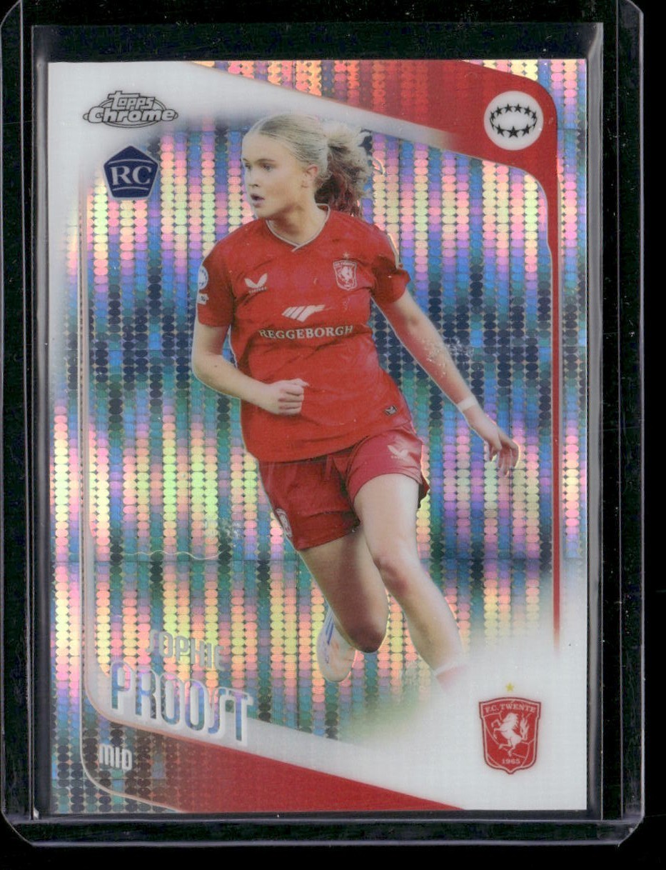 2025 Topps Chrome UEFA Womens Soccer Variation Listing RC, Refractors, Inserts