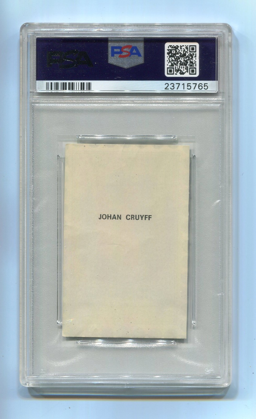 1972 Vanderhout Voetbalsterren Vedettes Belgian Johan Cruyff PSA 4 Holland Ajax