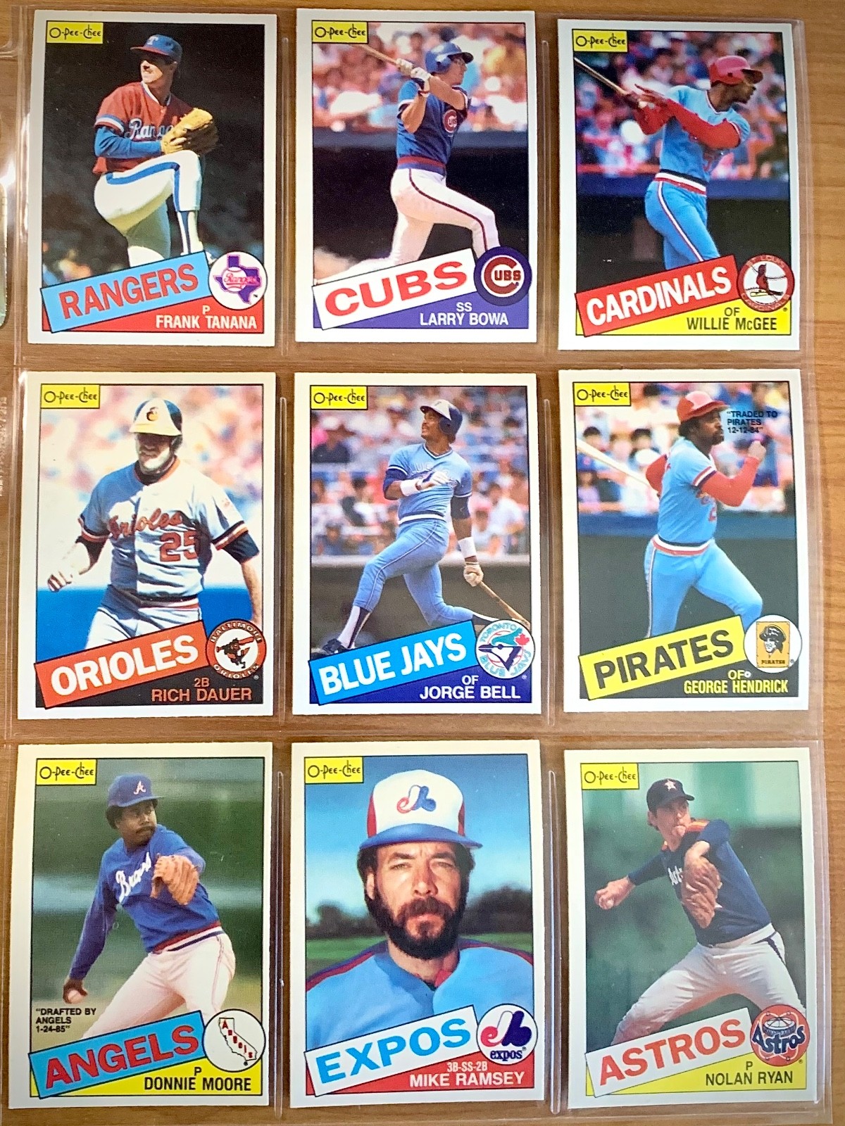 1985 O Pee Chee Baseball U PICK #1-246 Build/Complete Set HOFers EX-NM Free Ship