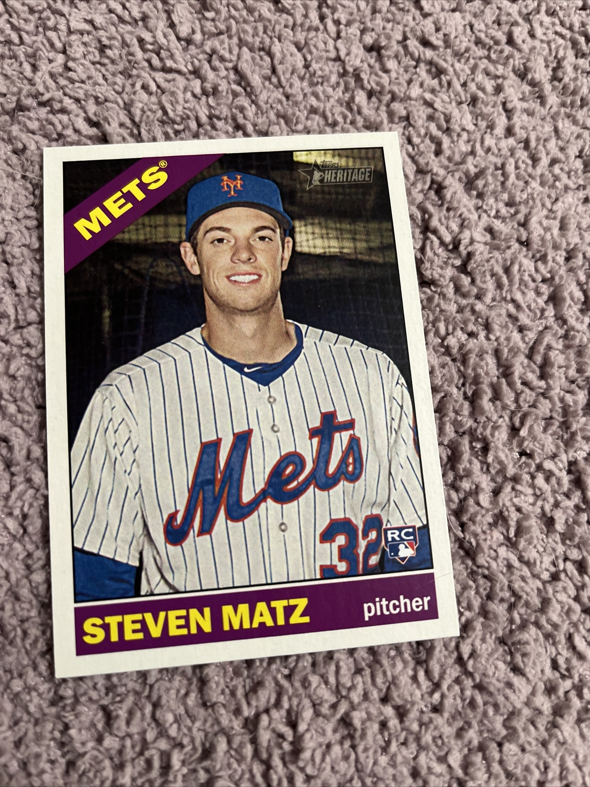 2015 Topps Heritage High Number #630 Steven Matz New York Mets Rookie