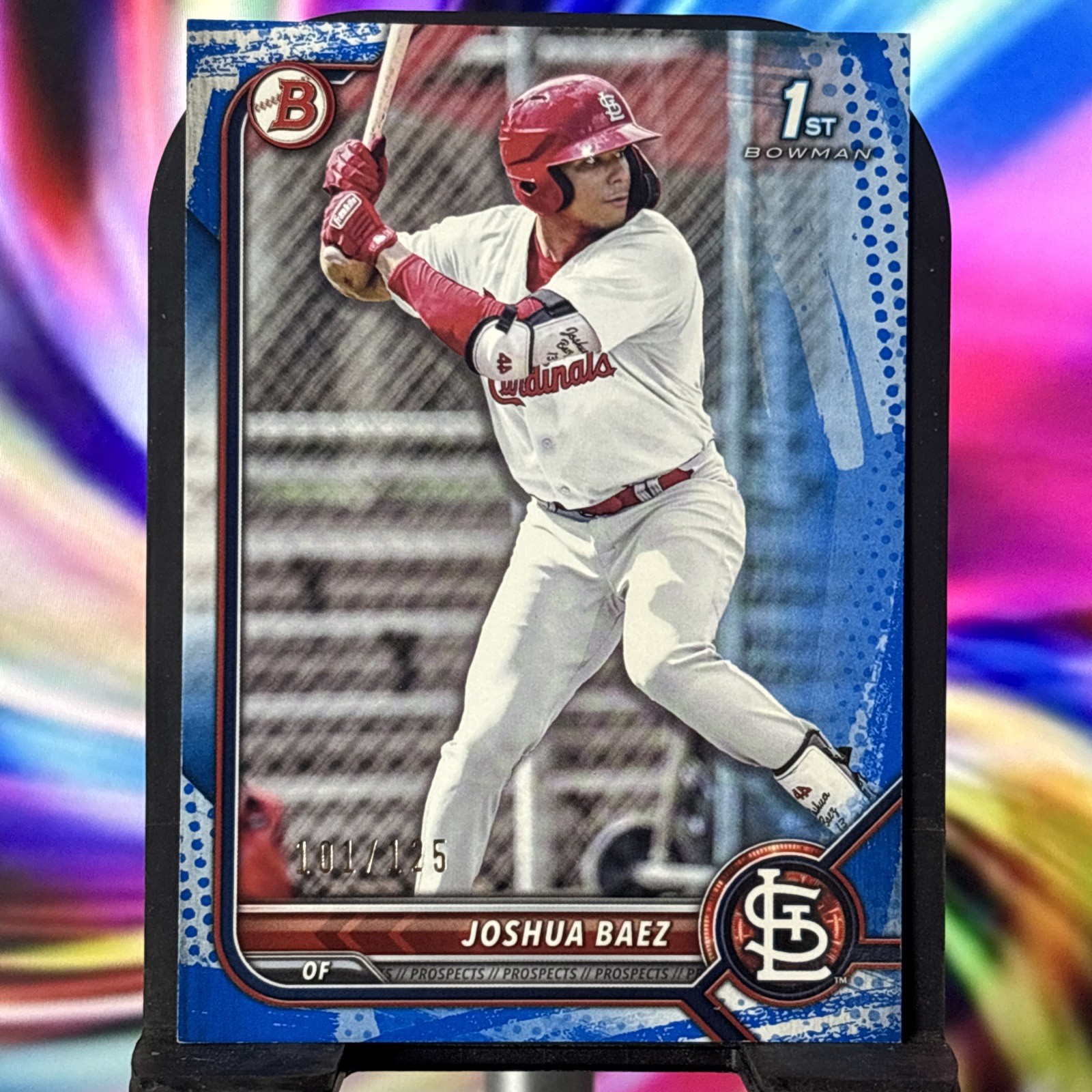 Topps 2022 Bowman 1st Bowman Joshua Baez Blue /125 Cardinals BP-112