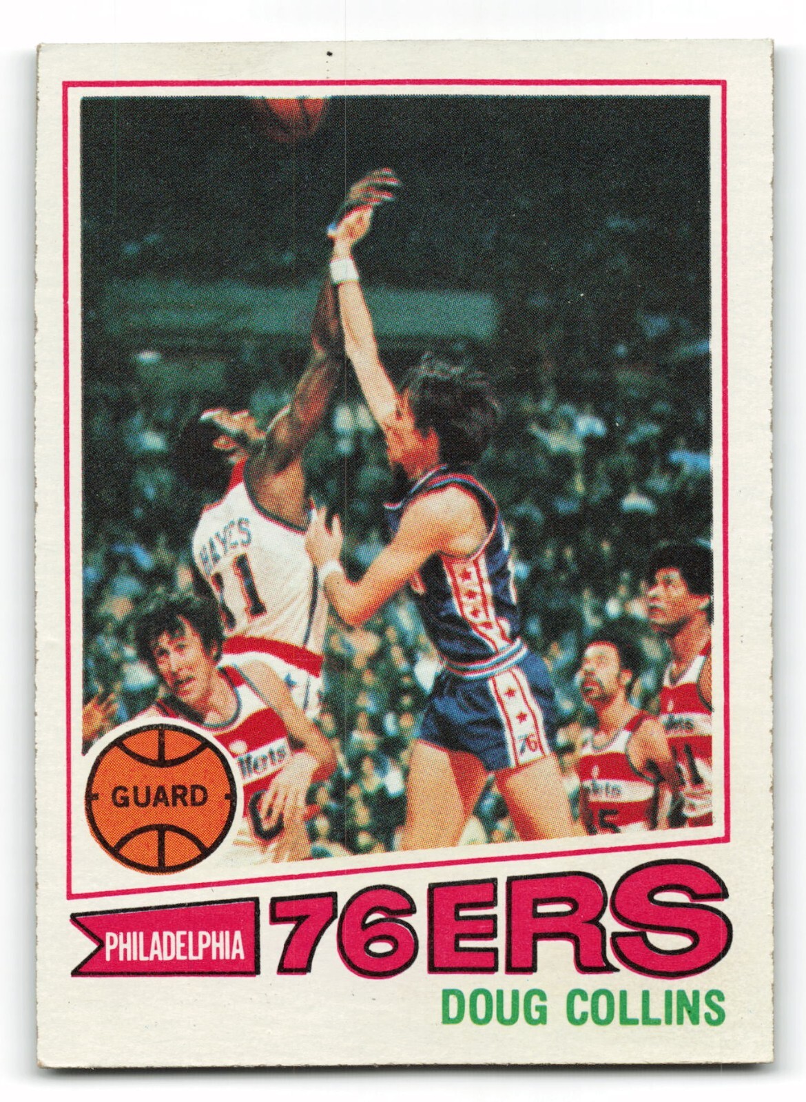1977-78 Topps #65 DOUG COLLINS Philadelphia 76ers !!!