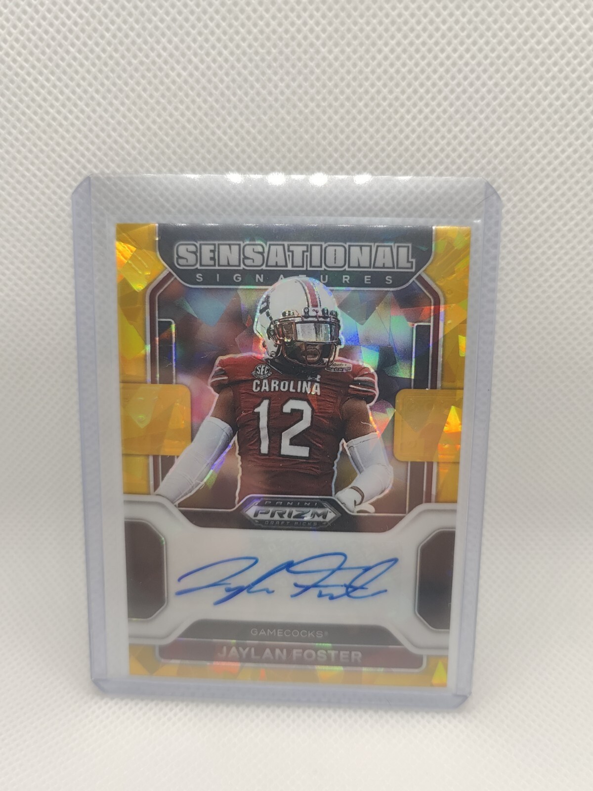 2022 Panini Prism Draft Picks JAYLAN FOSTER AUTO