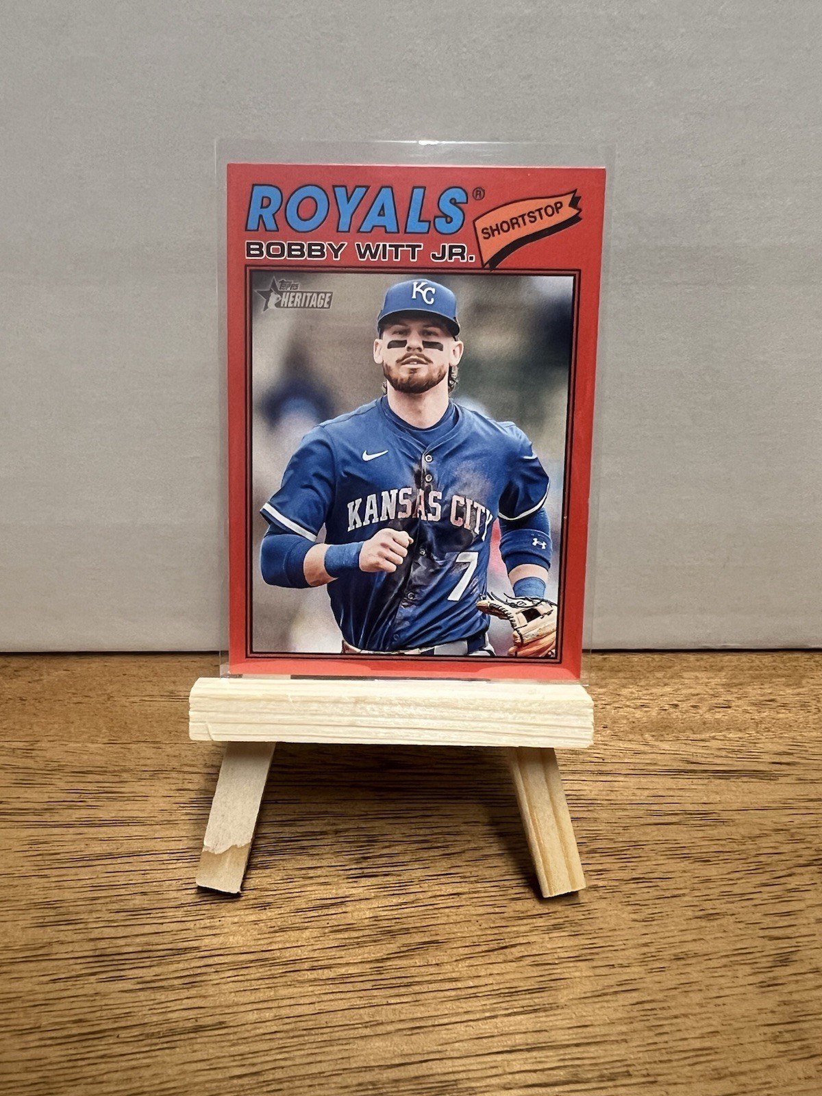2026 Topps Heritage – Bobby Witt Jr. #160 Red Border