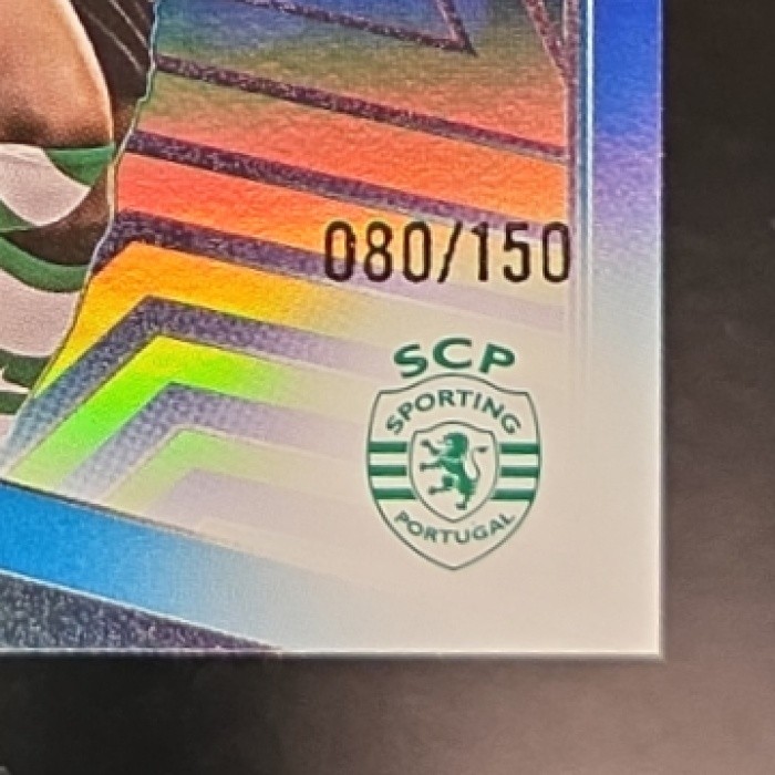 2025 Topps UEFA CC Geovany Quenda #95 Future Stars Blue Foil /150