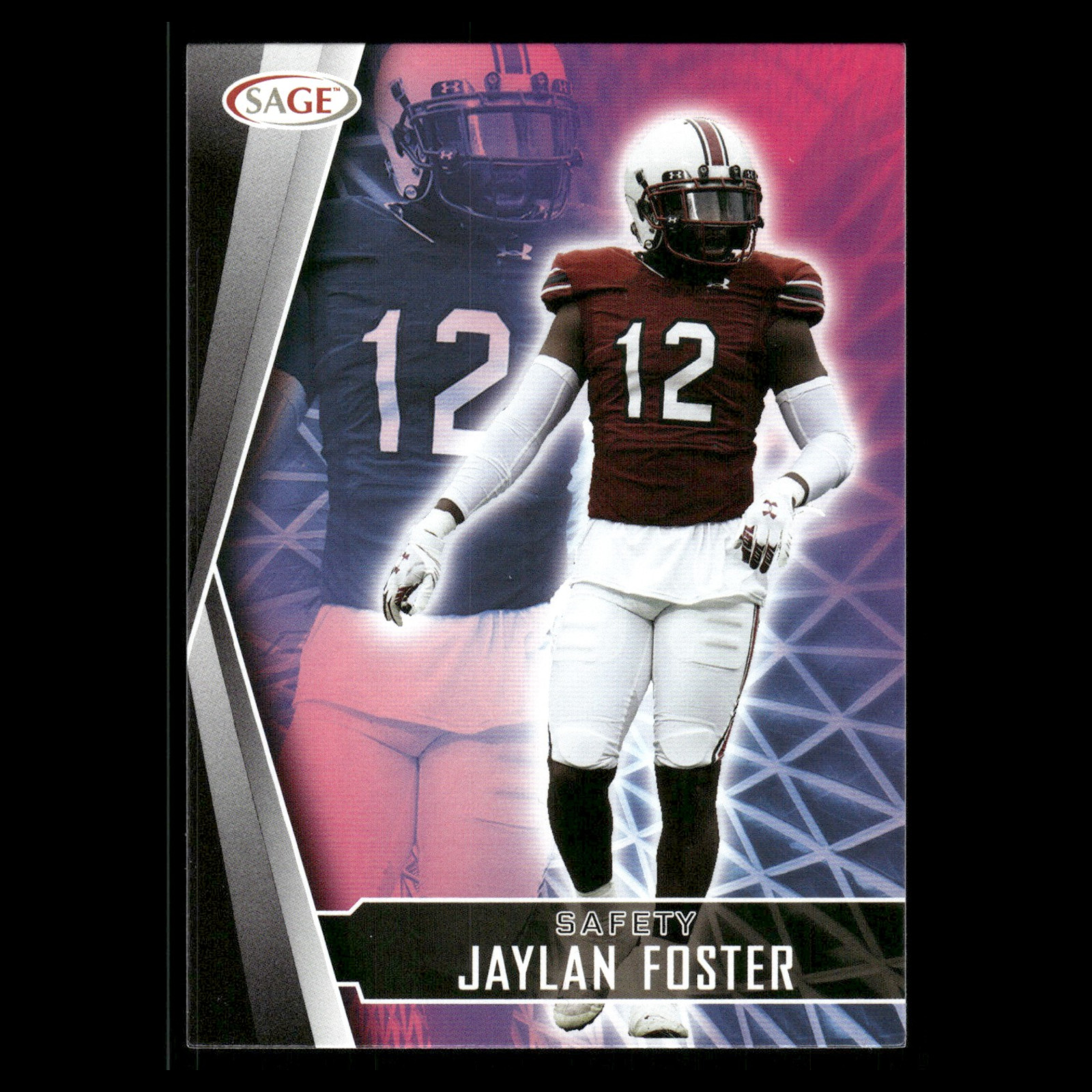 Jaylan Foster Rookie #147 2022 SAGE South Carolina Gamecocks Football Card NFL