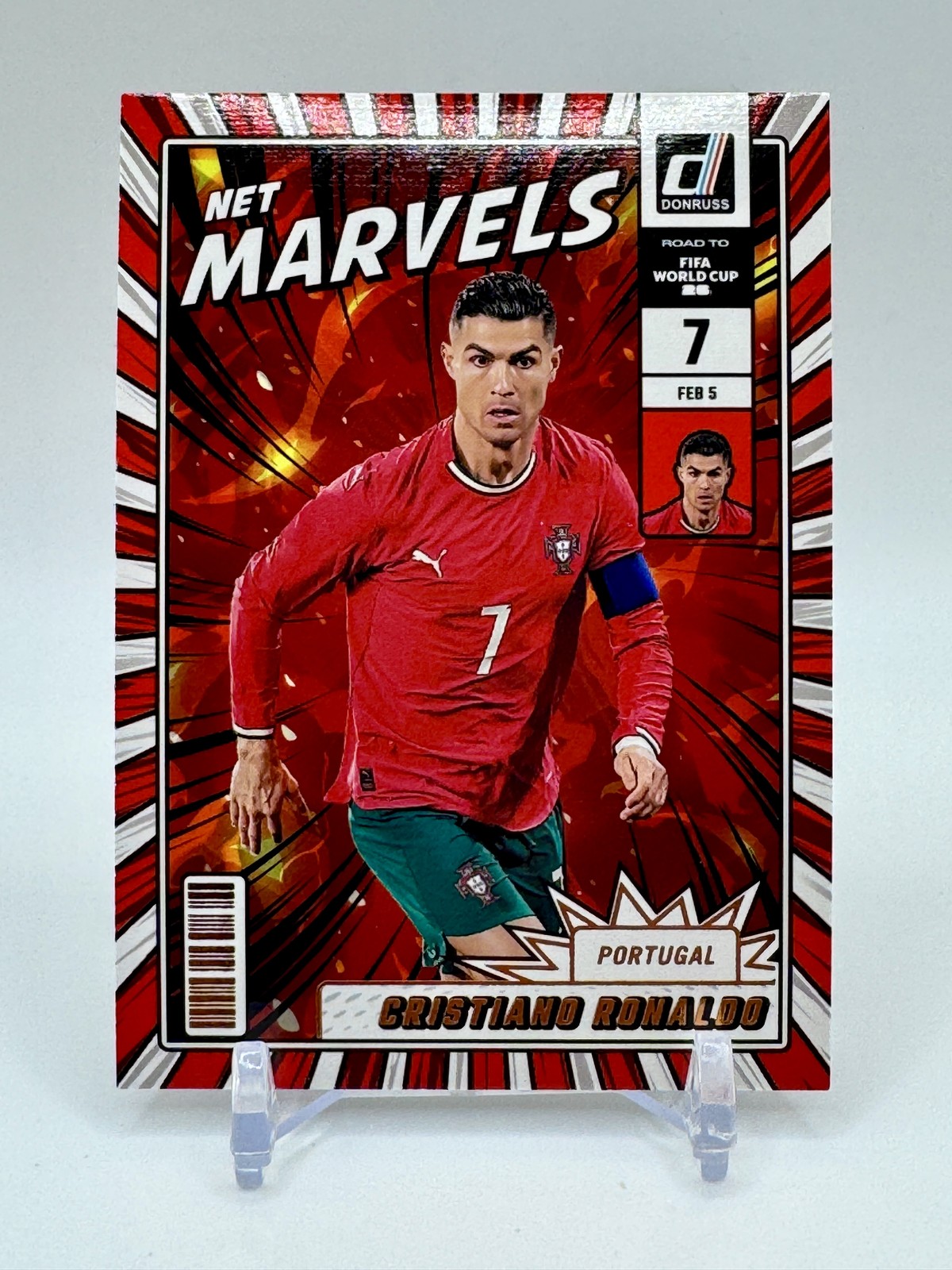 2025-26 Donruss Road to FIFA World Cup #2 Cristiano Ronaldo Net Marvels