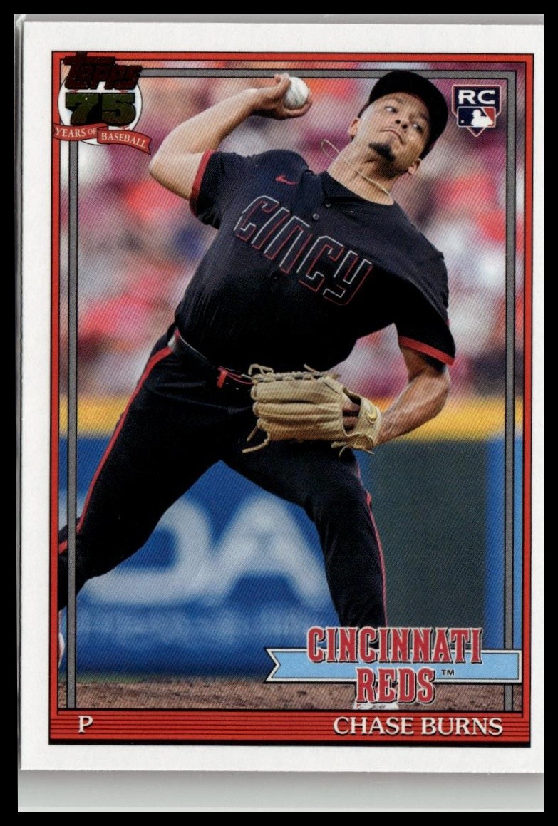 Chase Burns 2026 Topps 1991 Topps 35th Anniversary (Series One) #T91-73 Reds