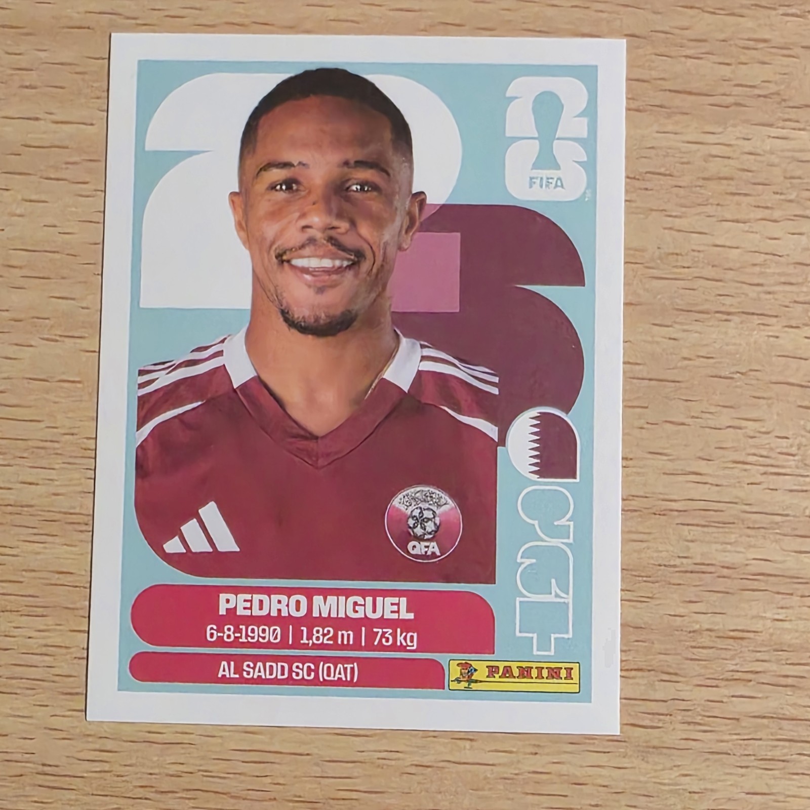 2026 Panini FIFA World Cup Sticker Pedro Miguel #QAT 7 Qatar