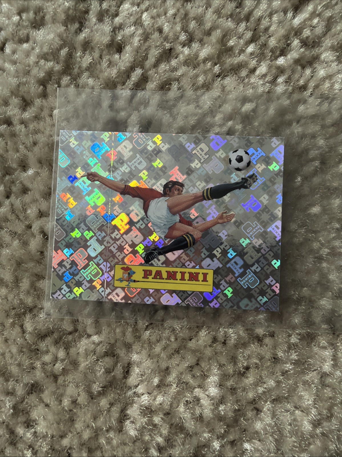 #00 Panini Logo 2026 Panini World Cup Sticker Factory Error Miss-Cut Foil