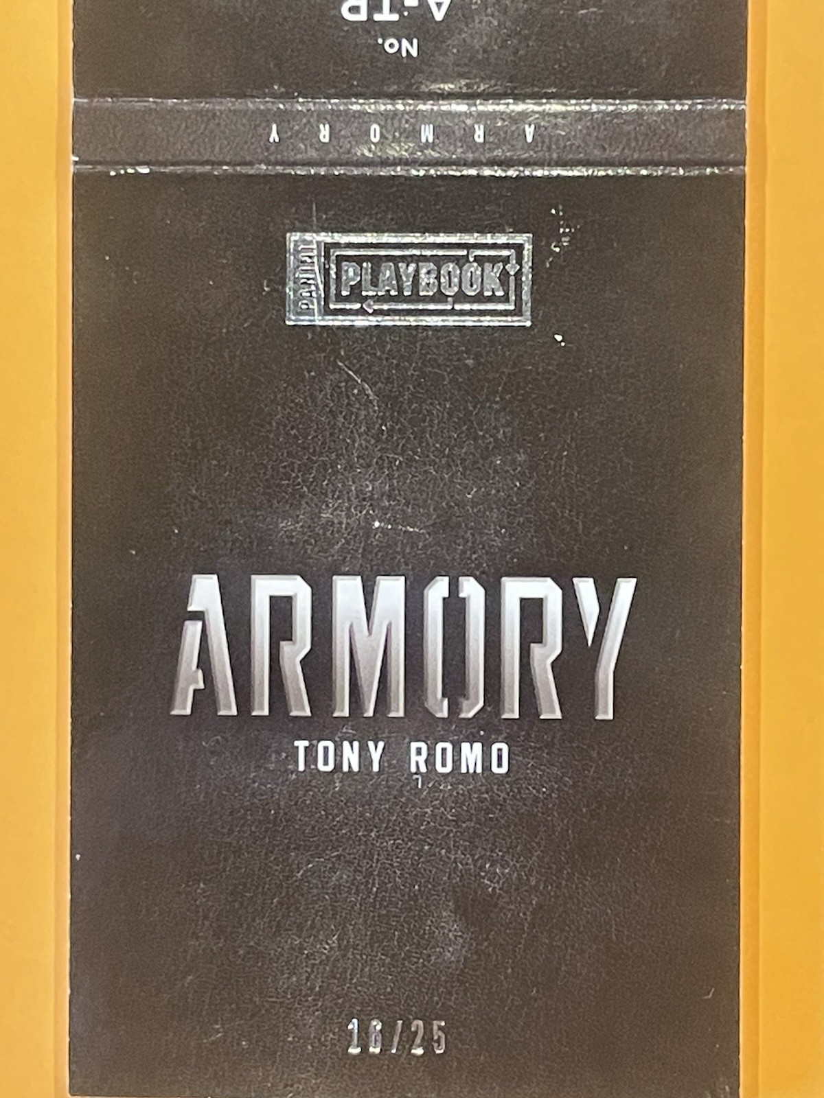 2014 Panini Playbook Armory Booklet Game Used Patch Tony Romo #16/25