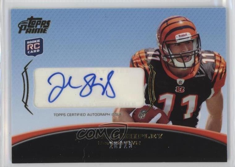 2010 Topps Prime Rookie Gold 20/25 Jordan Shipley #PAR-JSH Auto RC 1cx3