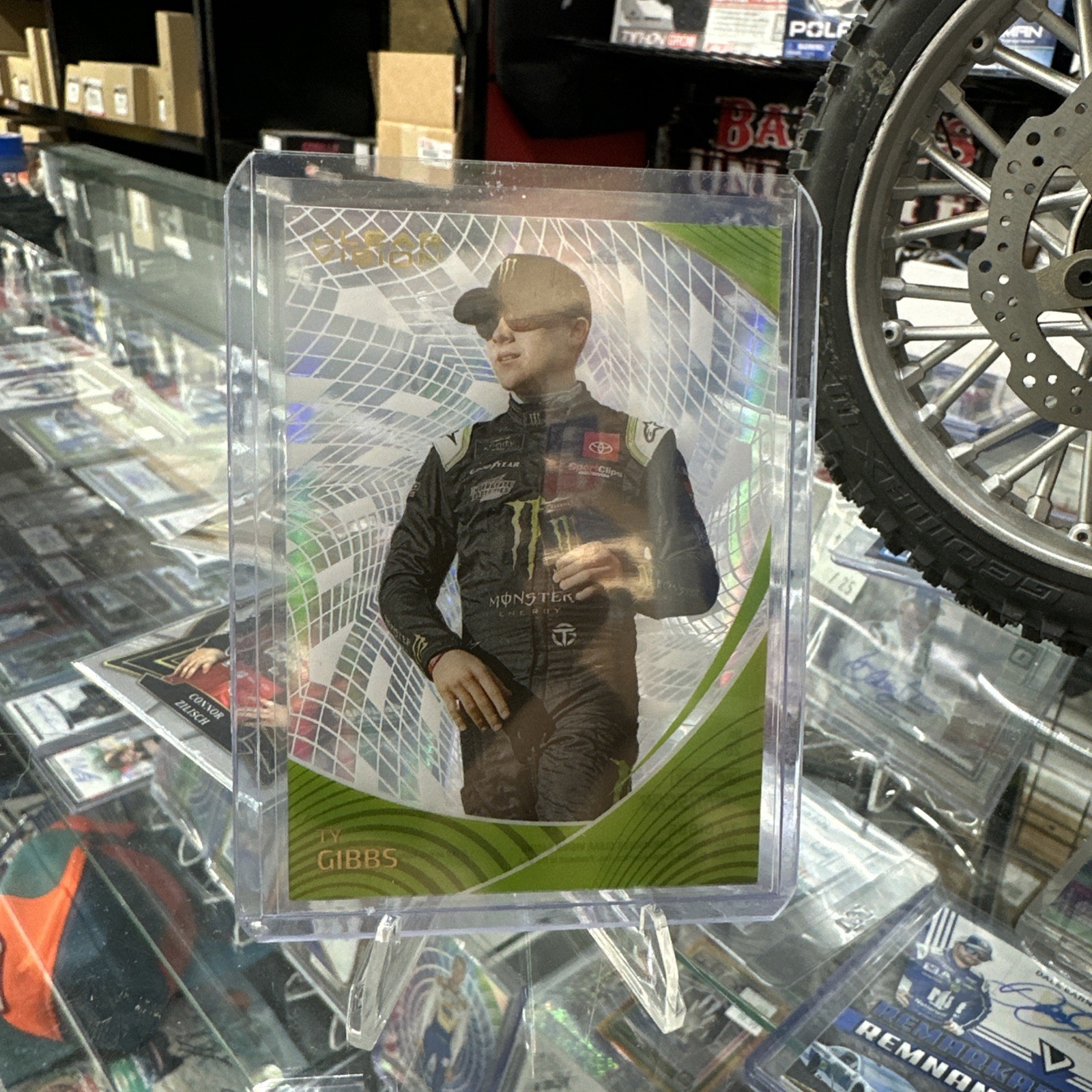 2022 Panini Chronicles – Clear Vision Ty Gibbs #26 Gold /10