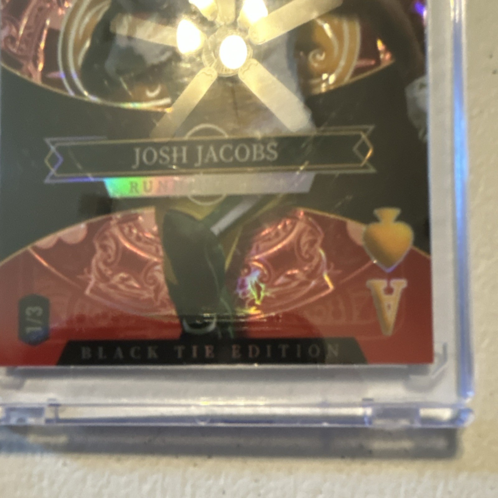 Wild Card Black Tie Edition Josh Jacobs Green Bay Packers SPK-33N 1/3