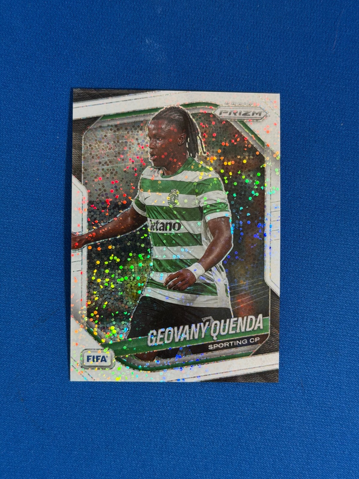 GEOVANY QUENDA 2025/26 PANINI PRIZM FIFA WHITE SPARKLE SP #287 SPORTING CP (A)