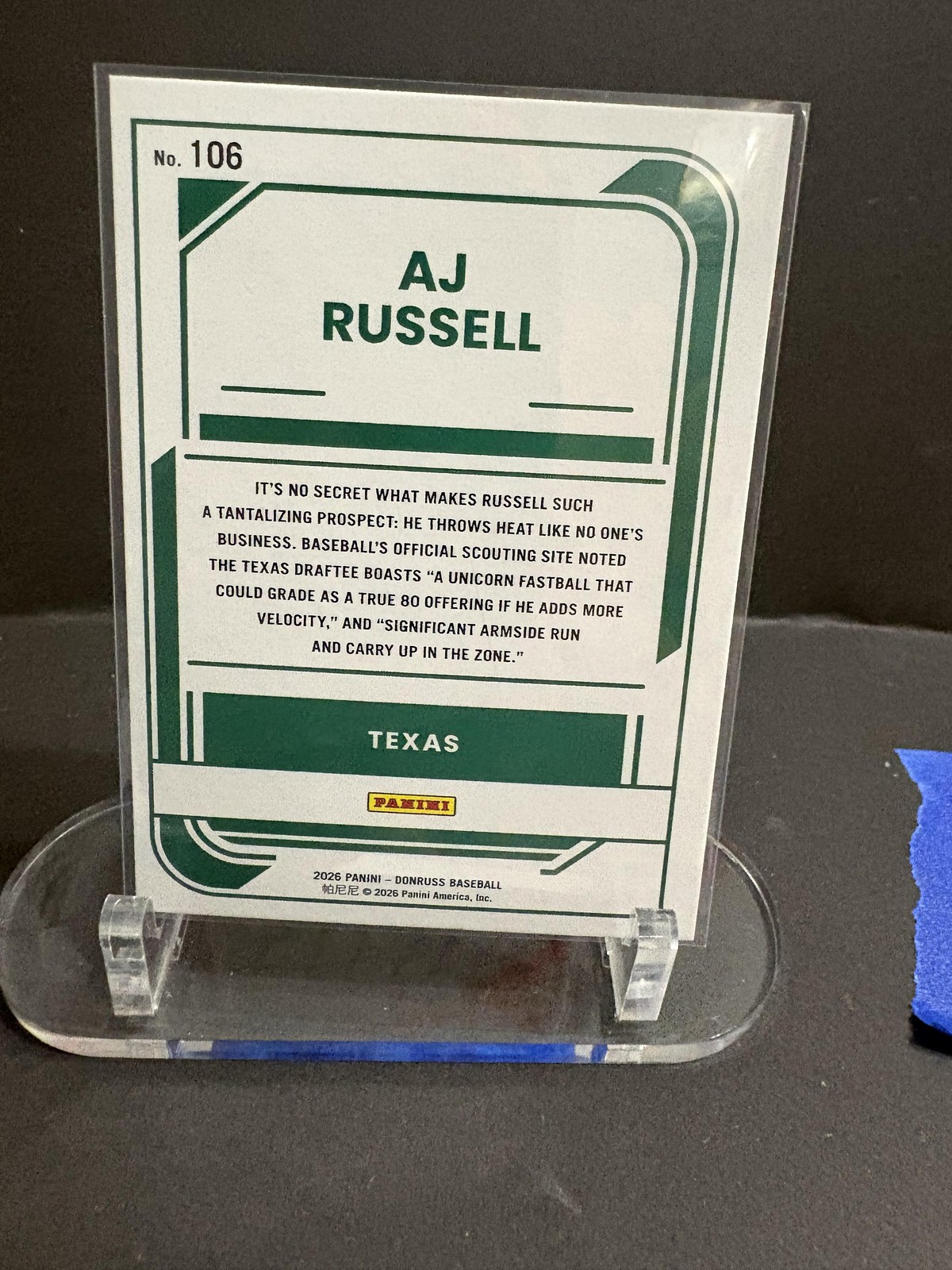 2026 Donruss #106 AJ Russell