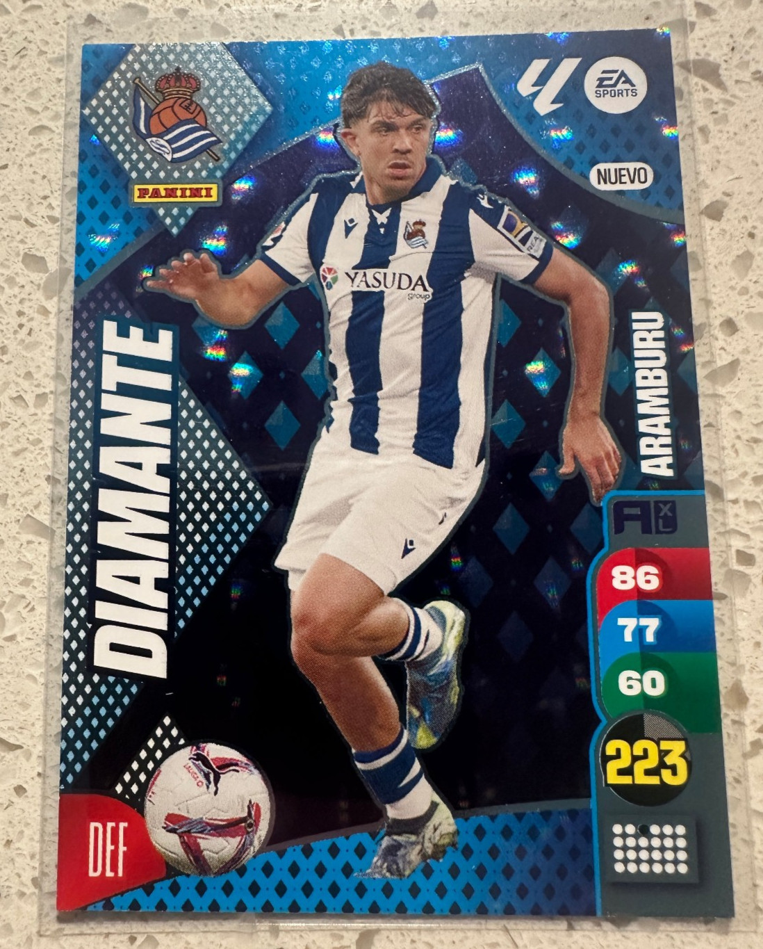 2024-25 Panini Adrenalyn XL La Liga Jon Aramburu Diamante Real Sociedad
