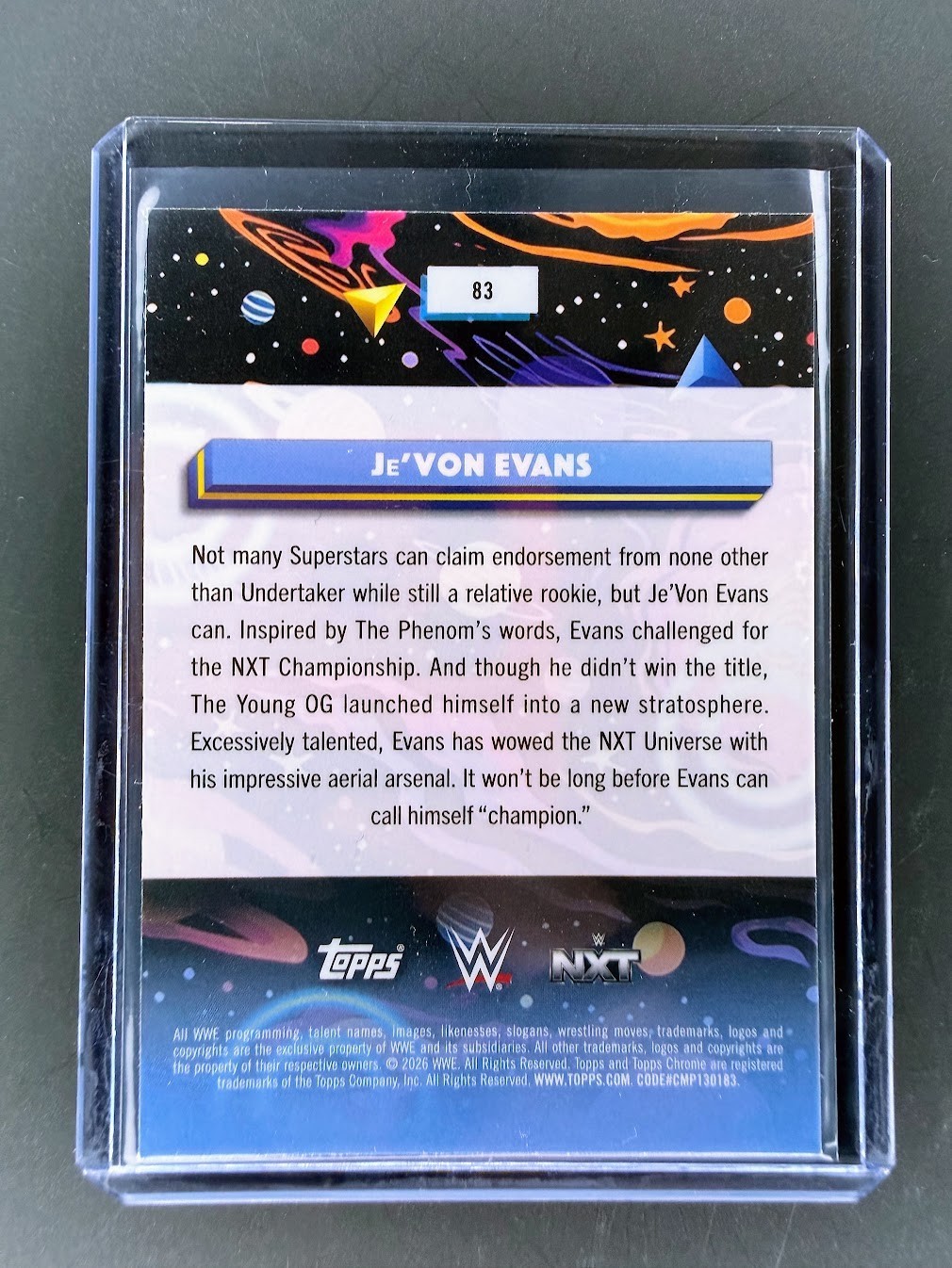 2026 Topps Cosmic Chrome WWE Base Cards Inserts Pick Your Card Finish Your Set