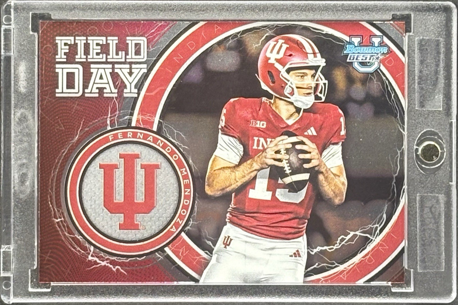 Fernando Mendoza RARE ROOKIE RC CHROME INVESTMENT CARD INDIANA HEISMAN MINT