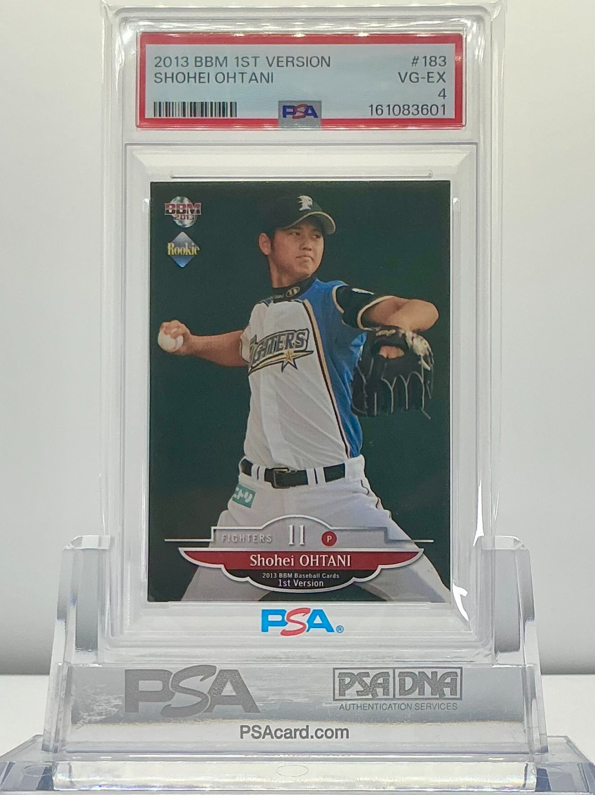 SHOHEI OHTANI 2013BBM 1ST VERSION 〝RED WING〟#183 PSA4!ROOKIE CARD!POP2！