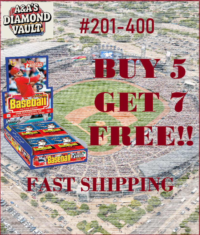 🔥 2026 Topps Heritage Singles 201-400 You Pick Complete Your Set 🔥