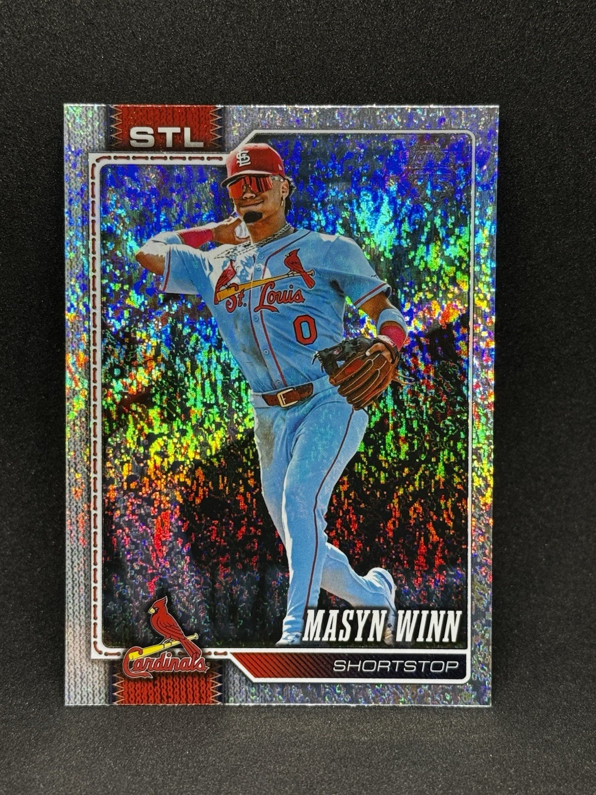 Masyn Winn 2026 Topps #526 Shimmer Foil – Cardinals
