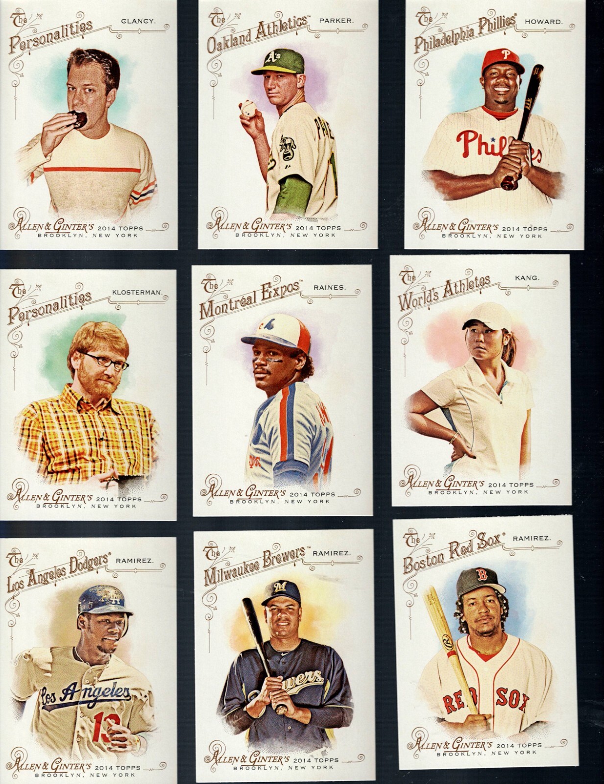 -2014 TOPPS ALLEN AND GINTER 251-350 + INSERTS Baseball BUY MORE SAVE MORE