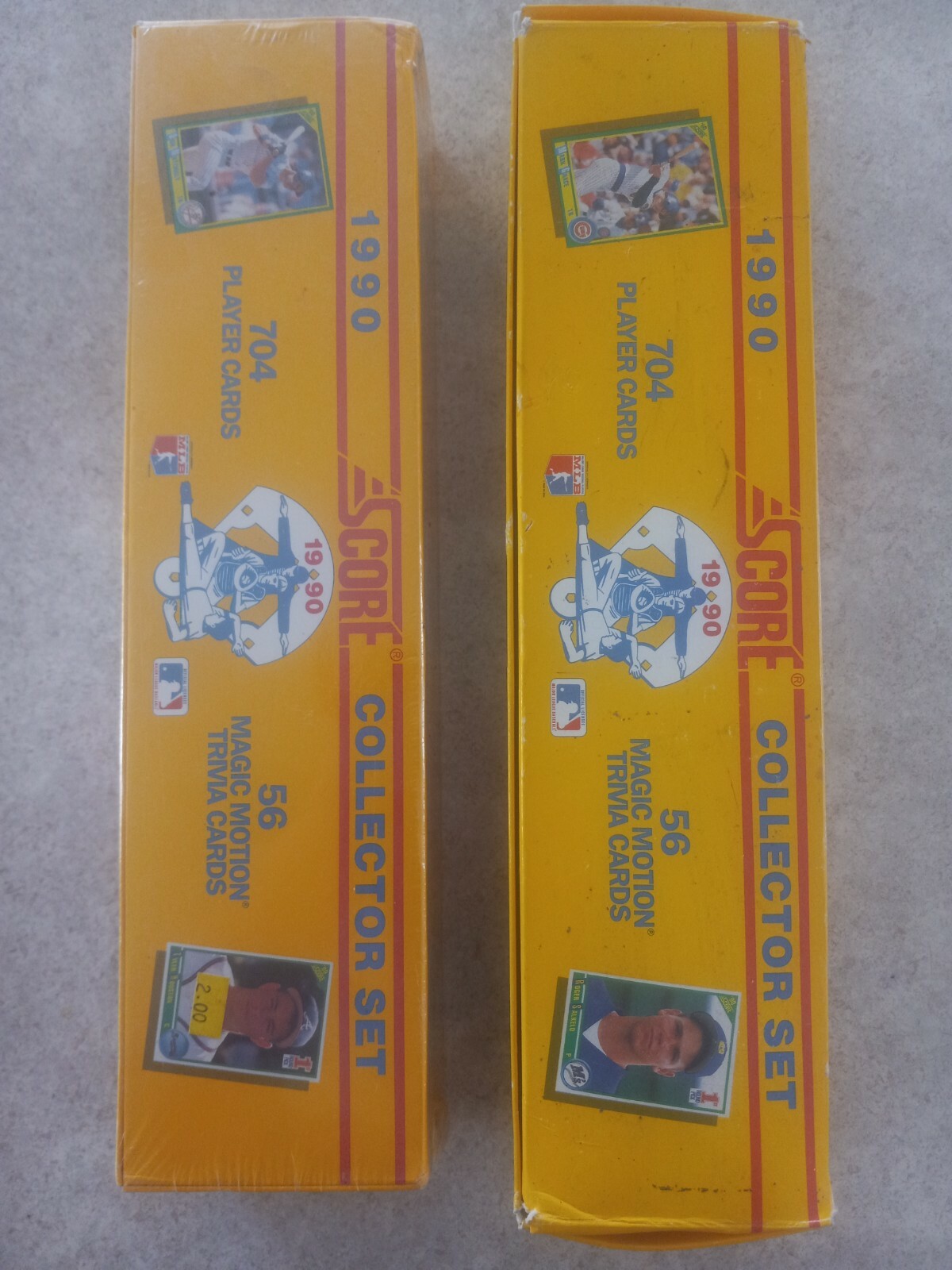 Score 1990 Factory Set – Pack of 704 Cards 56 magic motion trivia cards.