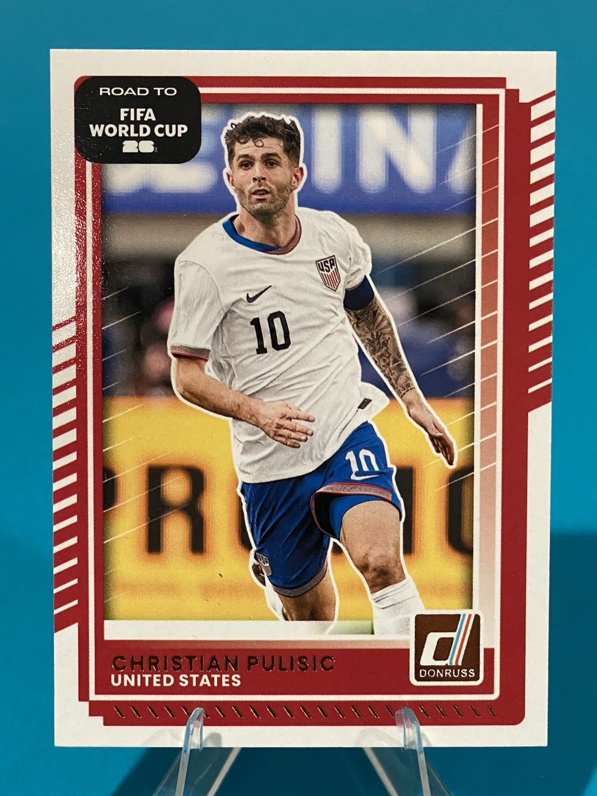 2025-26 Donruss World Cup #25 Christian Pulisic United States USA Card