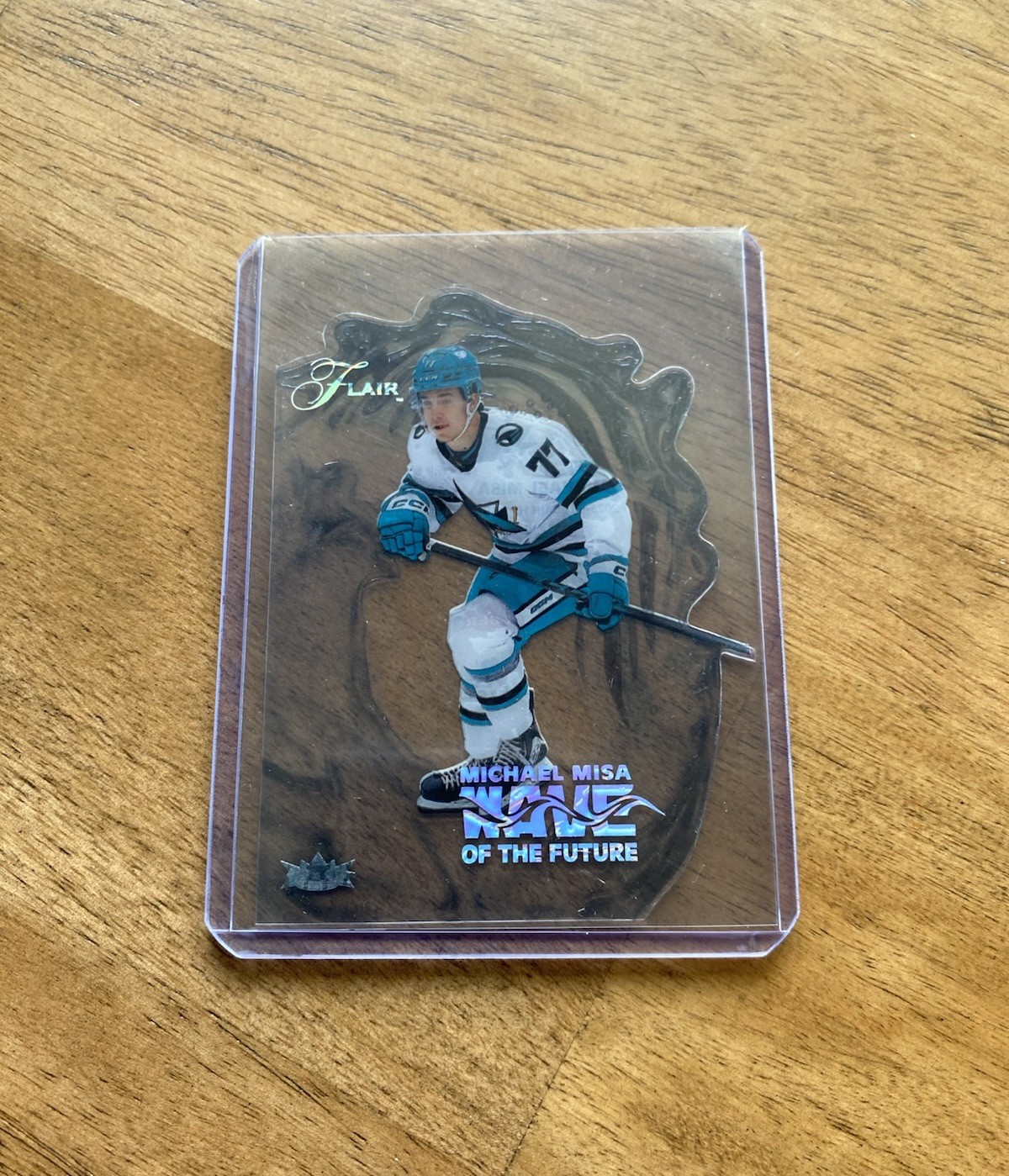 2025-26 Flair Hockey Michael Misa RC Wave Of The Future San Jose Sharks 🦈