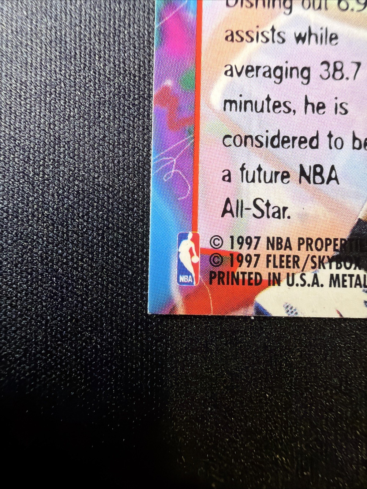 1996-97 Fleer Metal Fresh Foundations Allen Iverson #236 RC Philadelphia 76’ers