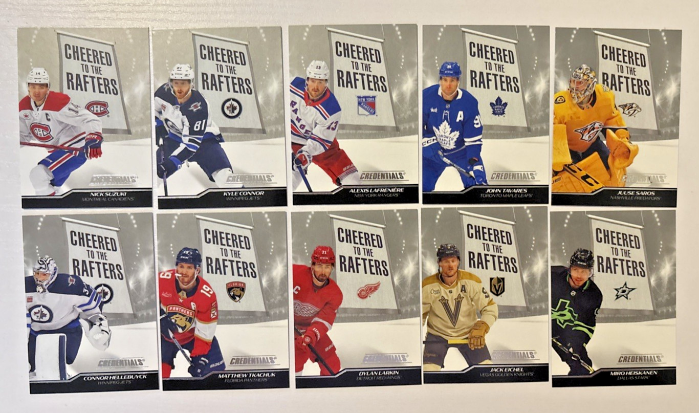 2024-25 UD Credentials Inserts, Parallels, #’d, RC’s! Complete Your Sets! U PICK
