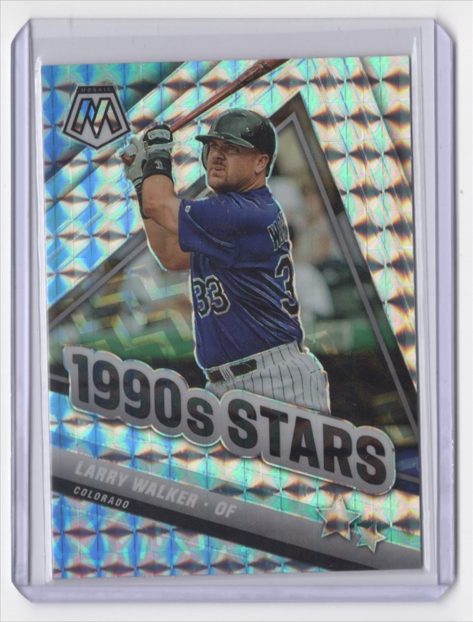 2022 Panini Mosaic 1990s Stars Larry Walker Colorado Rockies #294