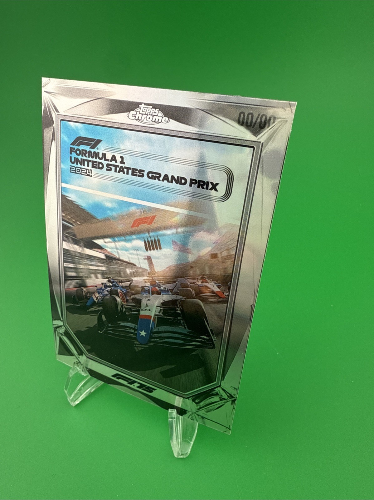 2025 Topps Chrome F1 Diamond Drives United States Grand Prix 00/00 F175-8 /00