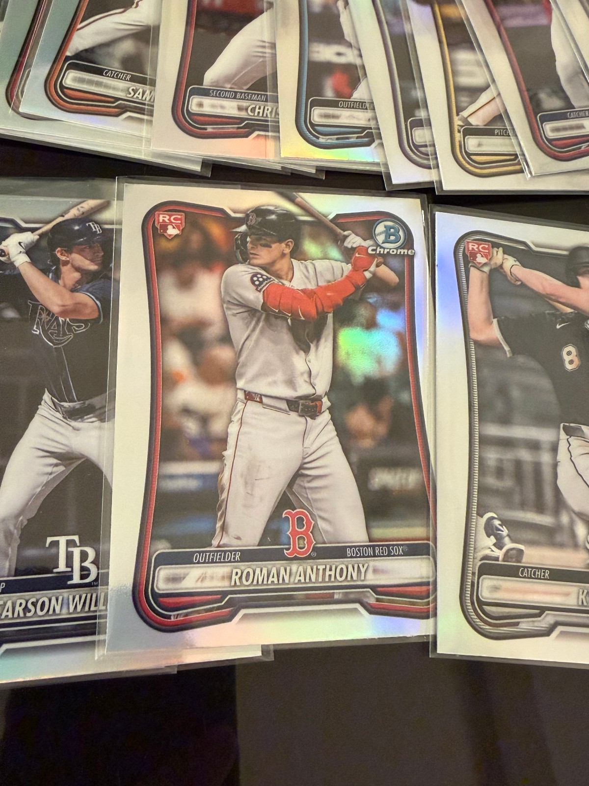 2026 Bowman Baseball RED ROOKIE RC Logo Refractor Singles + Buy More & Save!