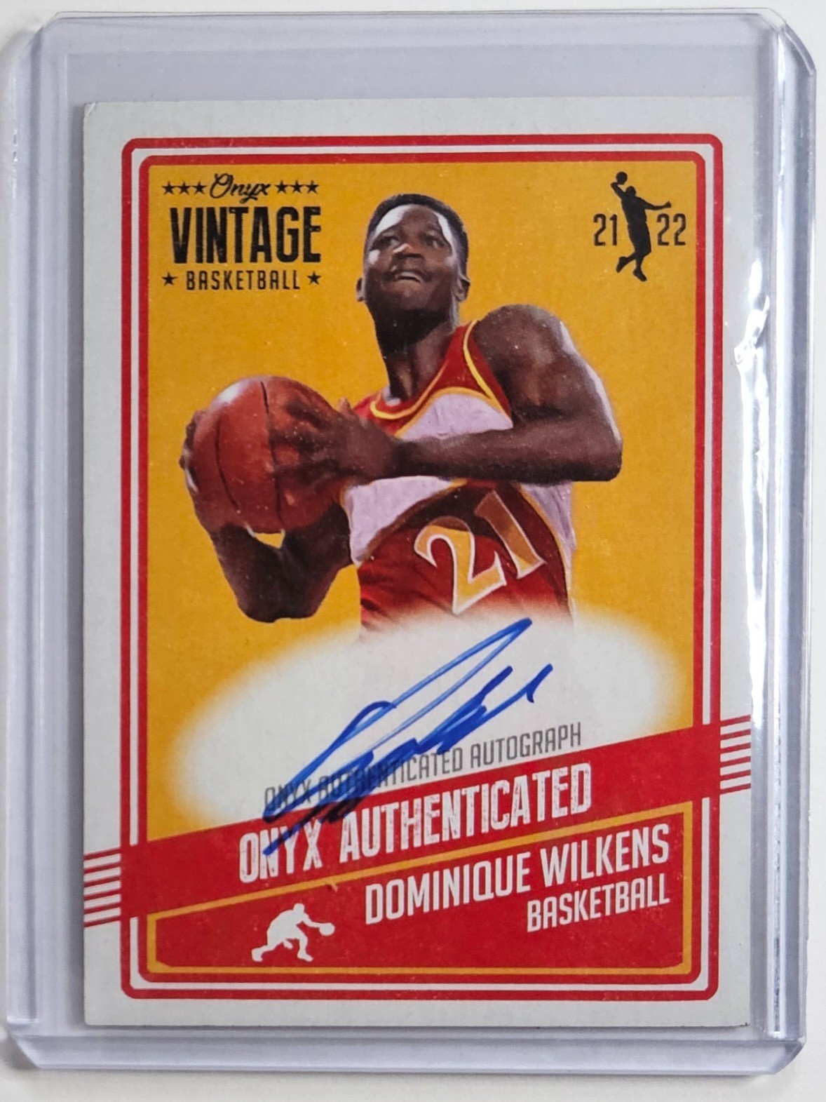 2021 Onyx Dominique Wilkins On Card Auto /50 NBA – See pictures