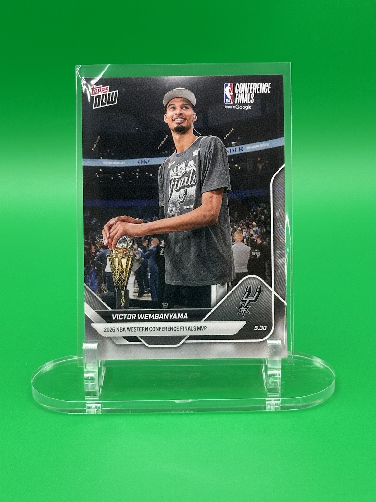 2026 Topps NOW Victor Wembanyama 2026 NBA Western Conference Finals MVP